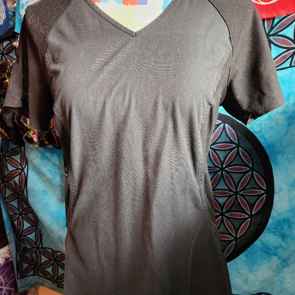 Black Baby phat Scrub Top XS - Picture 2 of 4